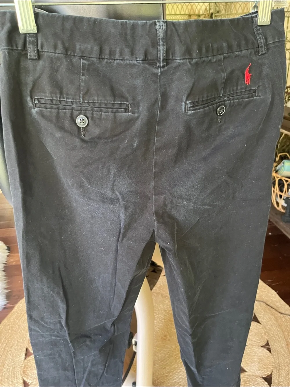 Boys Ralph Lauren Black/dark navy Chino Pants